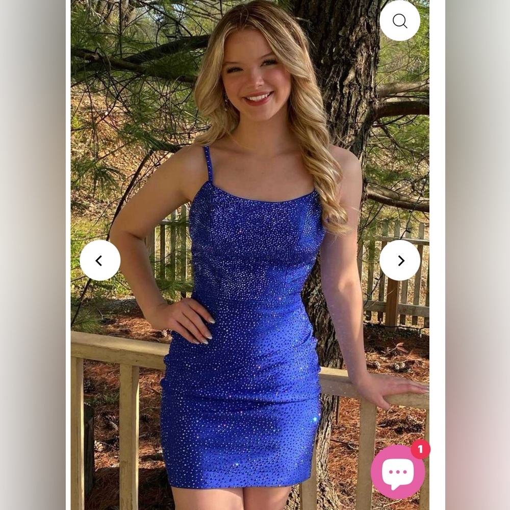 Royal Blue glitter dress